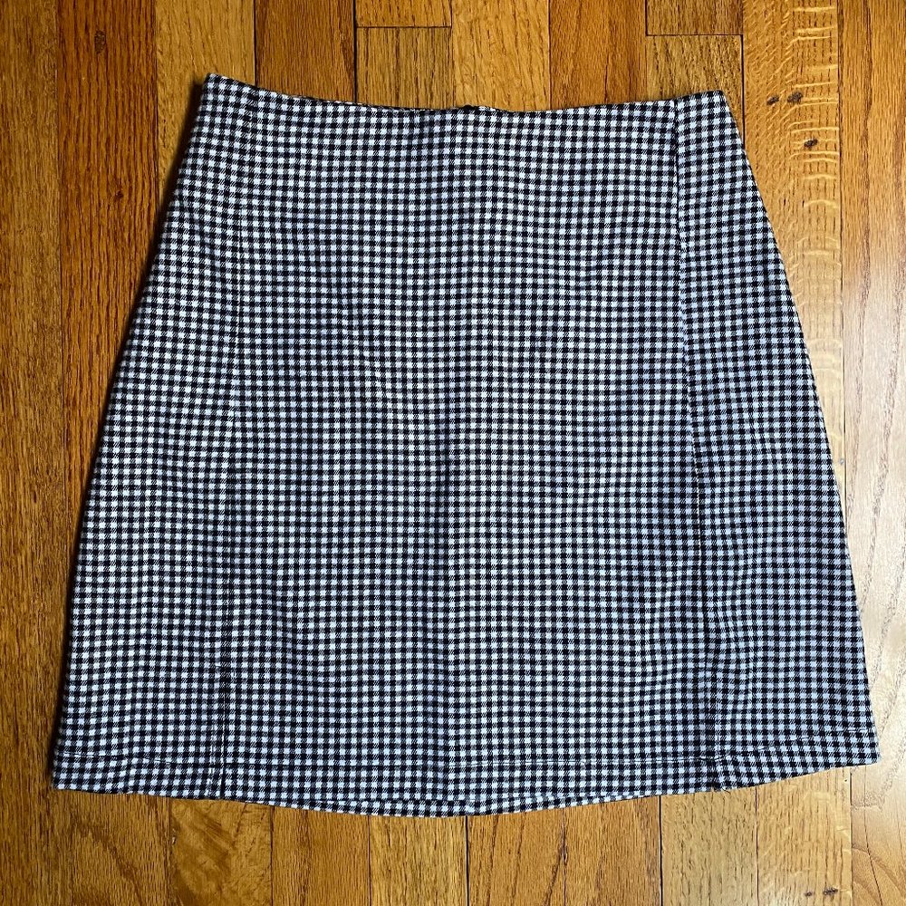 John Galt checked skirt